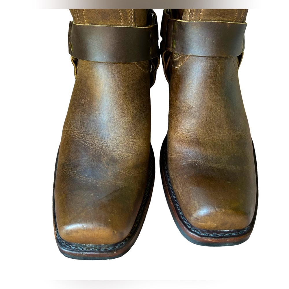 Classic Frye Harness Moto Boots - Picture 7 of 14